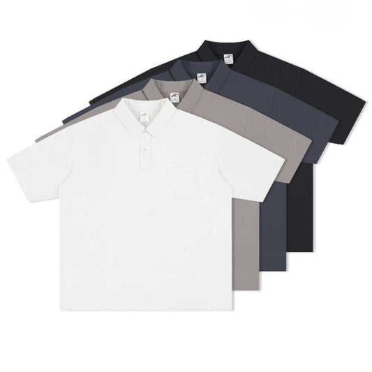 Dropped Shoulder Polo Shirt