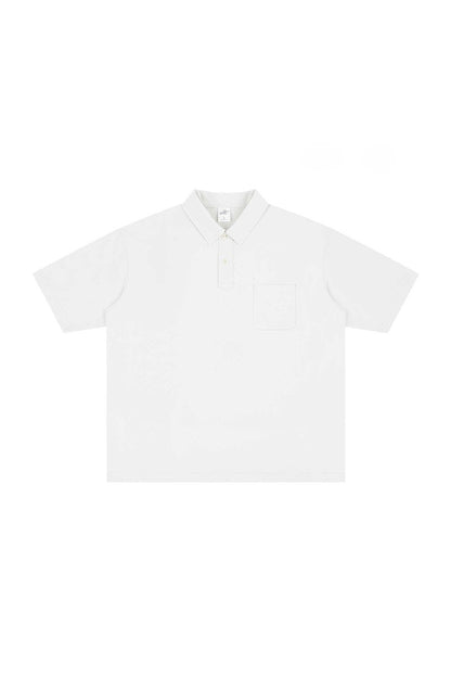Dropped Shoulder Polo Shirt
