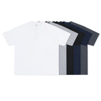 Heavyweight 320g Cotton Henley Oversized Tee