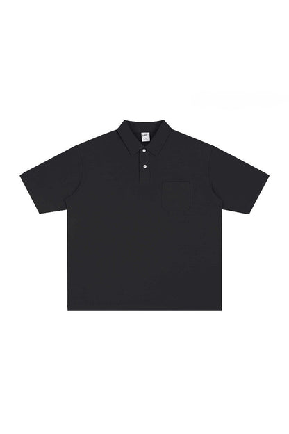 Dropped Shoulder Polo Shirt