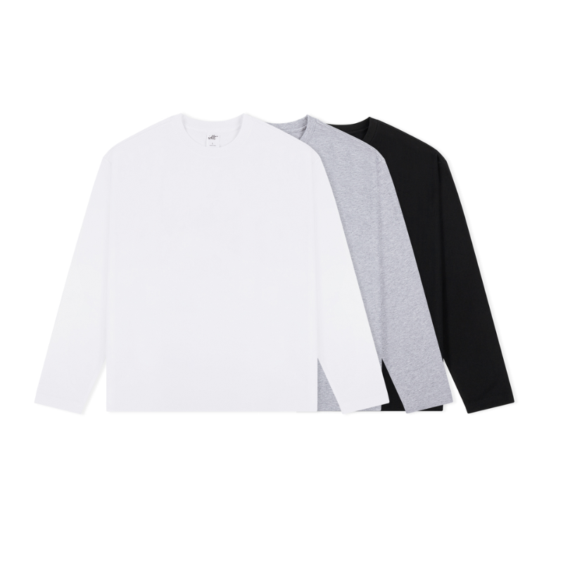 Heavyweight Cotton Long Sleeve Tee