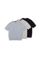 Cable Knit T-Shirt