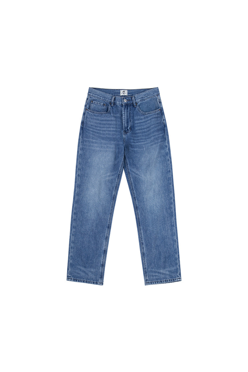 Hemp Denim Straight Jeans