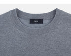 Heather Grey sweater neckline detail