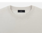 Light Beige sweater neckline detail