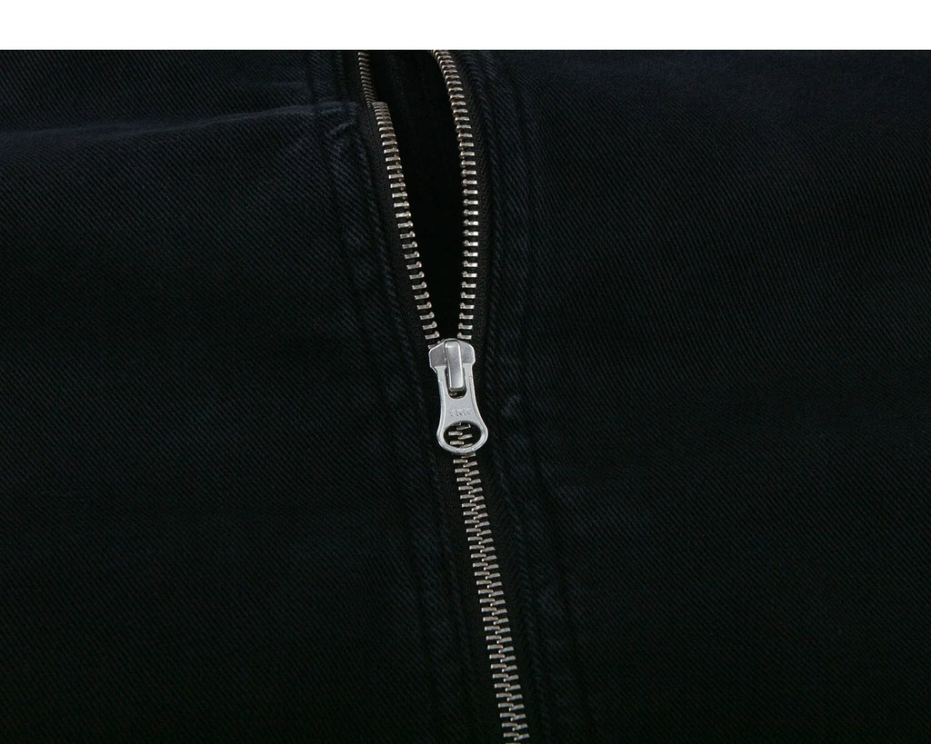 YKK metal zipper detail