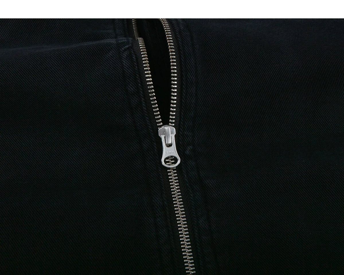 YKK metal zipper detail