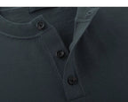 Three-button placket in Grey