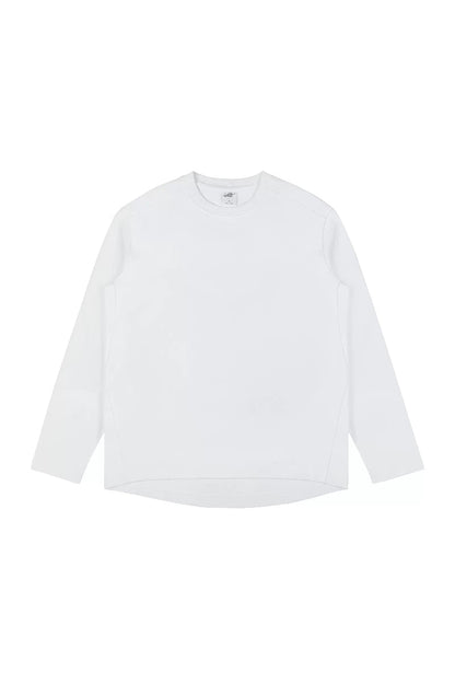 Structured Cotton Long Sleeve Tee