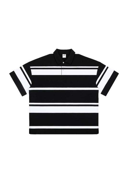 Heavyweight Striped Polo Shirt