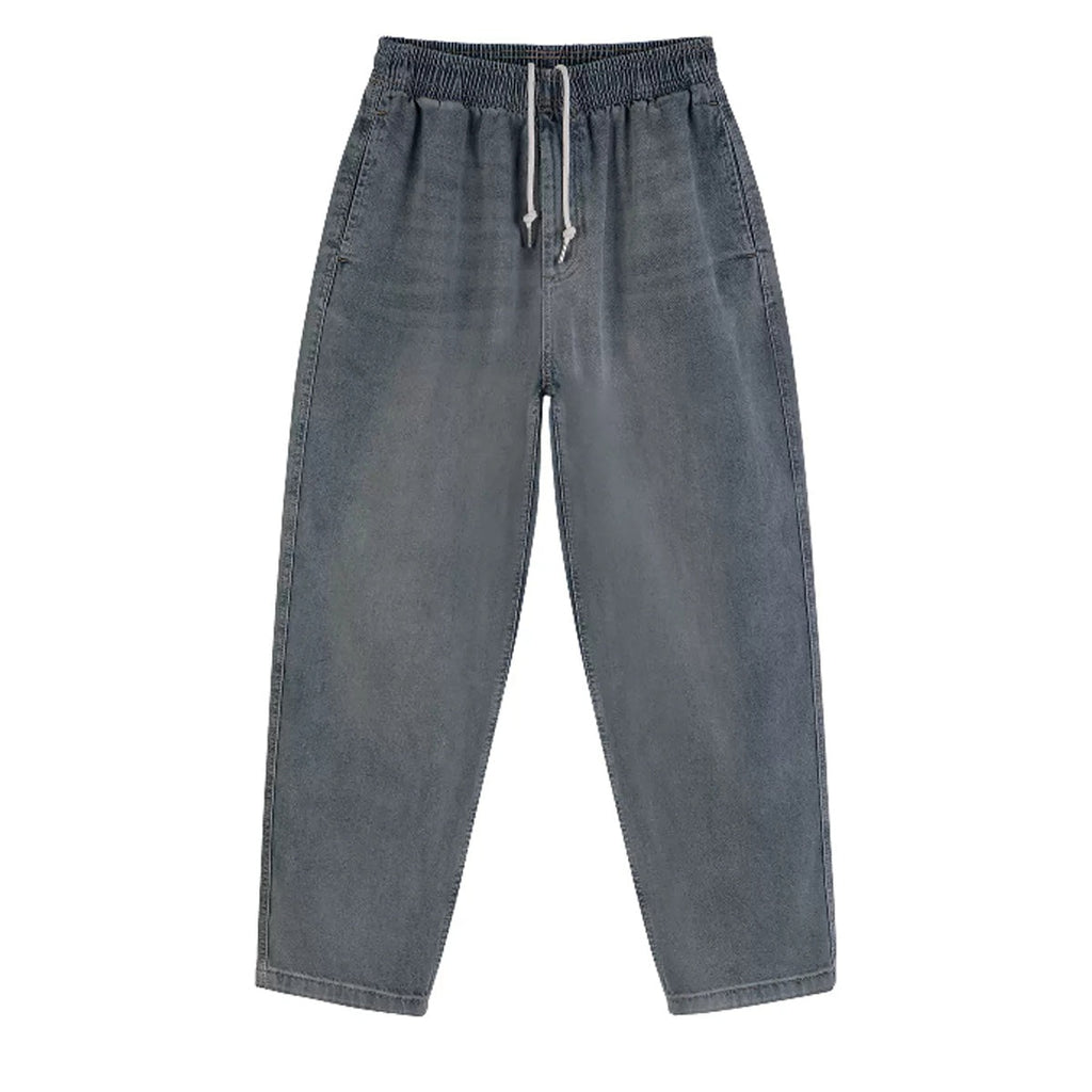 Tapered Drawstring Vintage Jeans