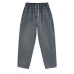 Tapered Drawstring Vintage Jeans