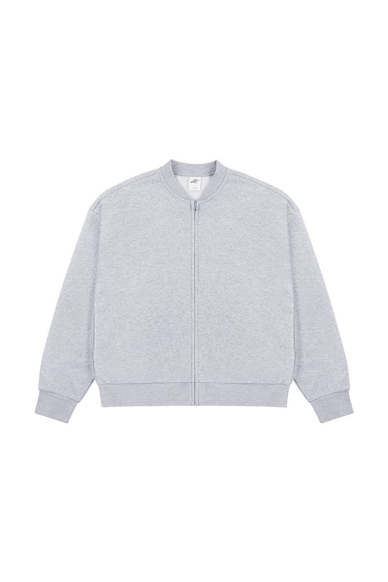 Boxy Zip Fleece Cardigan