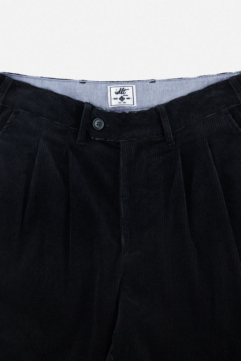 Corduroy Pleated Wide Leg Pants