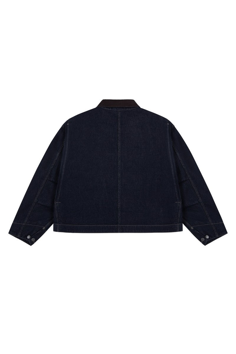 Boxy Denim Utility Jacket