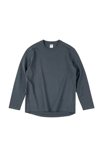 Structured Cotton Long Sleeve Tee