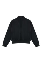 Cropped Zip-Up Sweater