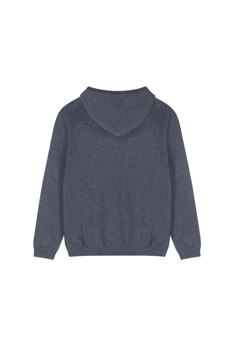 Fitted Cashmere Blend Hoodie