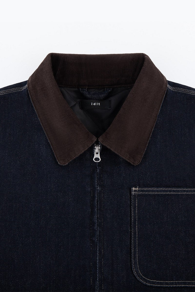 Boxy Denim Utility Jacket