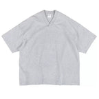 Oversized Heavy Cotton V-Neck Tee