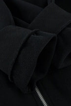 Cropped Zip-Up Sweater