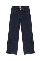 Washed Flared Vintage Raw Jeans