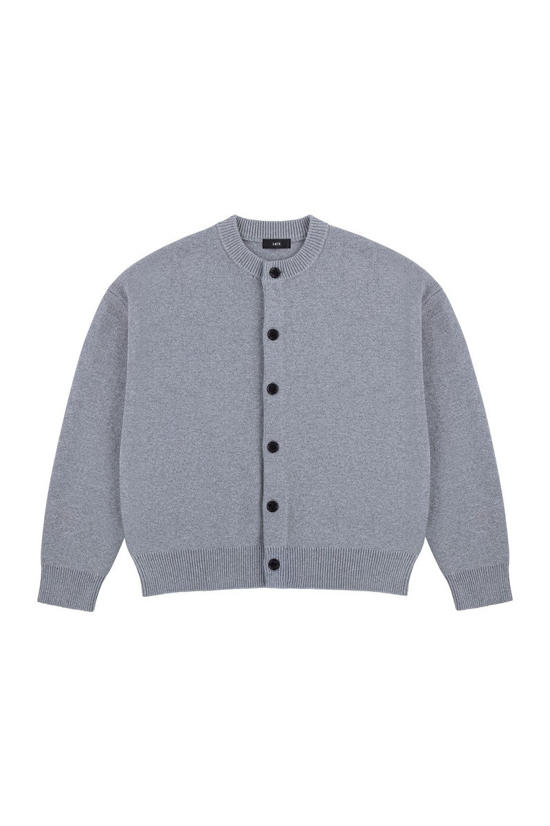 Wool Button Knit Cardigan