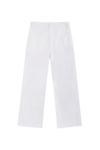 White Flare Washed Jeans