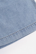 Cooling Washed Denim Shorts