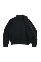 Cropped Zip-Up Sweater