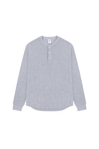 Waffle Henley Long Sleeve Tee