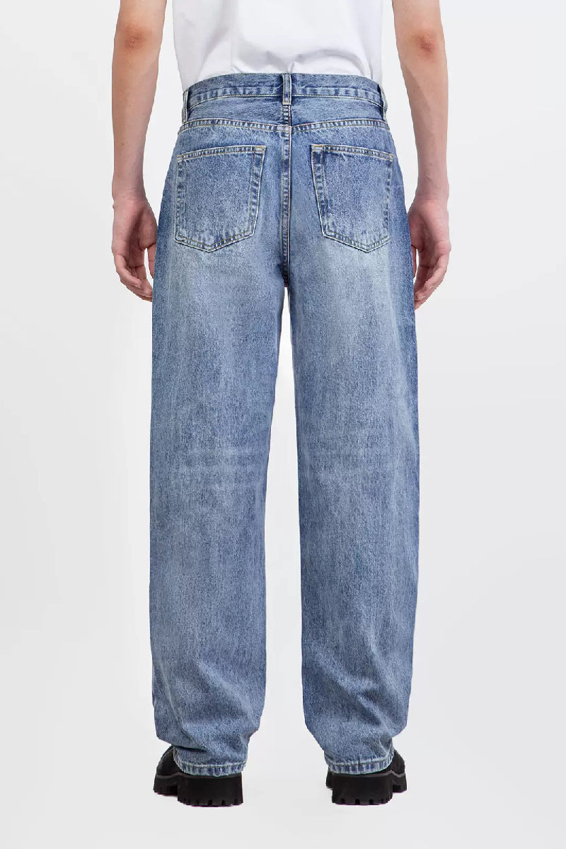 Heavyweight Straight Washed Jeans