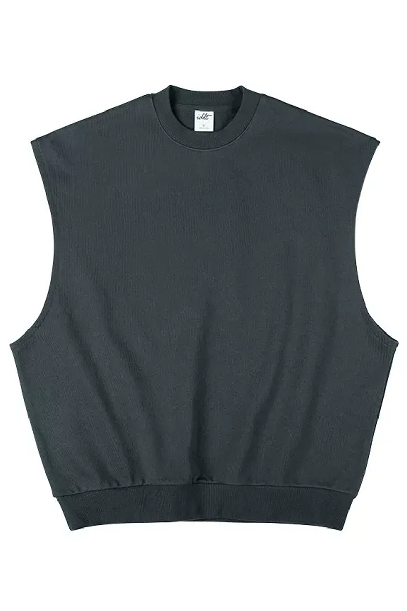 Heavyweight Sleeveless Hoodie Vest