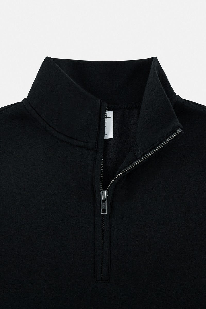 Thermal Fleece Half Zip Sweatshirt