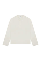 Boxy Henley Long Sleeve Tee