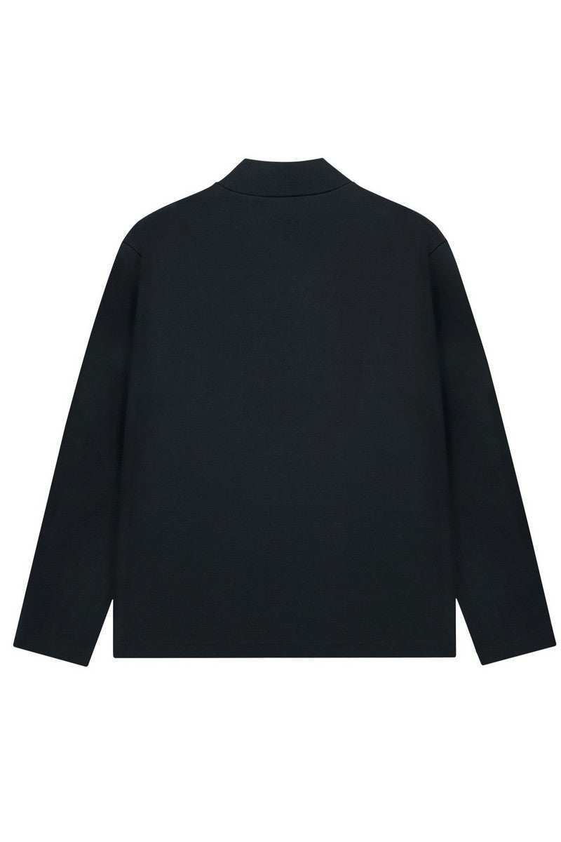 Fleece Lined Thermal Mockneck Tee