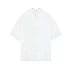 Oversized Heavy Cotton V-Neck Tee