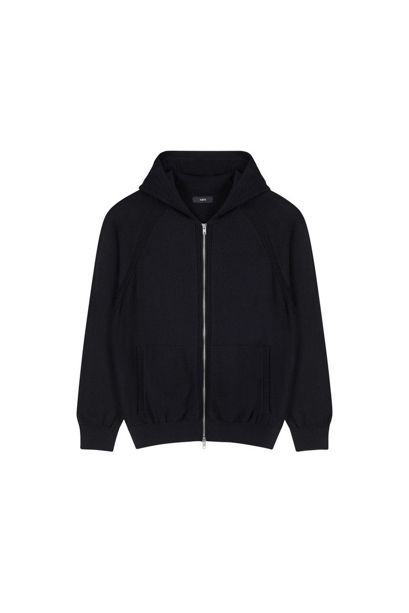 Cashmere Blend Zip Hoodie