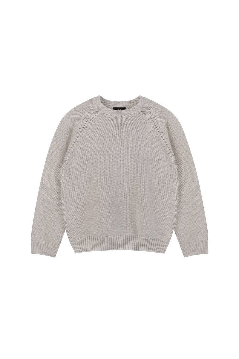 Chunky Wool Raglan Sweater