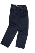 Raw Washed Straight Leg Jeans