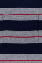 Heavyweight Striped Pocket Tee