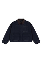 Boxy Denim Utility Jacket