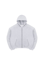 Padded Shoulder Fleece Zip Hoodie