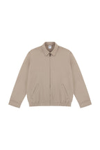 Relaxed Twill Zip Jacket