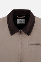 Washed Canvas Padded Detroit Work Jacket