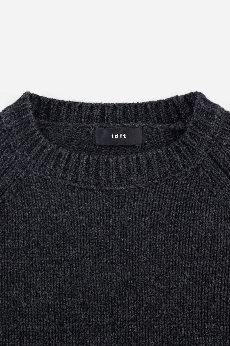 Chunky Wool Raglan Sweater