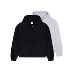 Boxy Zip Air Layer Hoodie