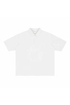 Dropped Shoulder Polo Shirt