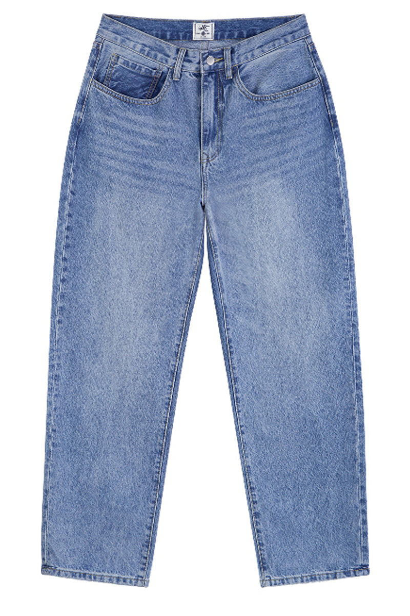 Heavyweight Straight Washed Jeans