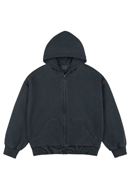 Faded Zip-Up Hoodie